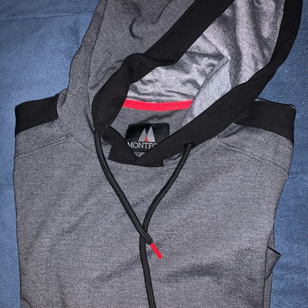 Grey Montfort Active Performance Hoodie